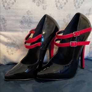 Black + Red Stilettos
